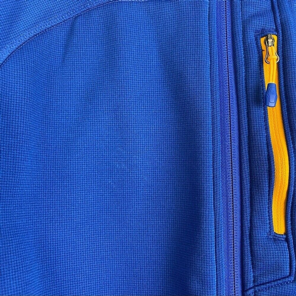 MOUNTAIN Hardware Zip Up Fleece Royal Blue Outdoor Hiking, rugged men's Size M - Picture 11 of 13